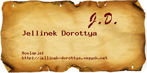 Jellinek Dorottya névjegykártya